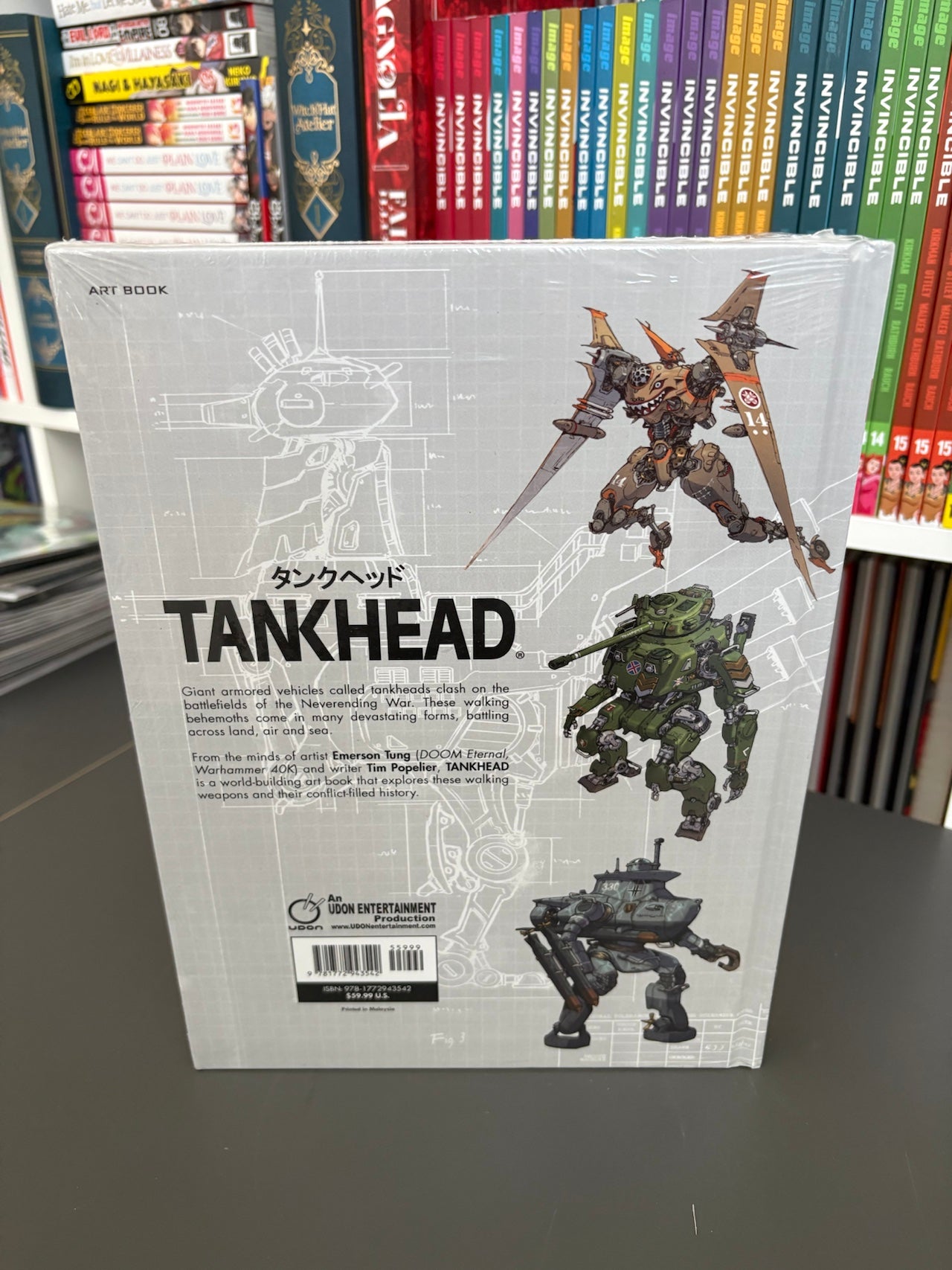 TANKHEAD MECHANICAL ENCYCLOPEDIA ARTBOOK (DENTED)